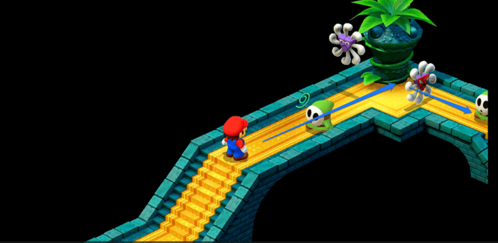 Super Mario RPG - Nimbus Castle Hallway