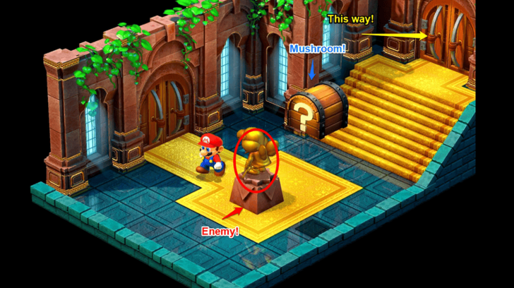 Super Mario RPG - Nimbus Castle Hall