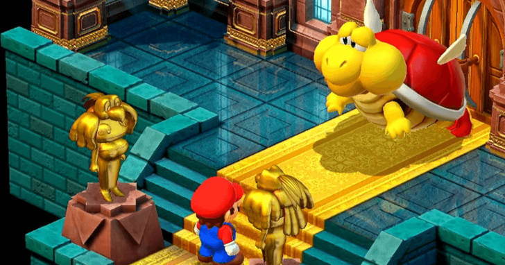 Super Mario RPG - Nimbus Castle Big Troopa