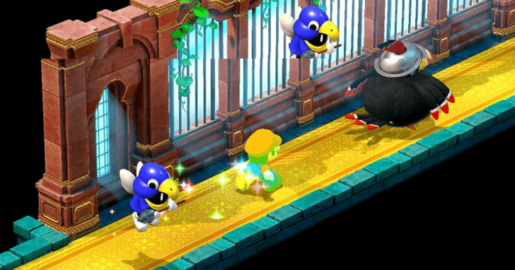 Super Mario RPG - Nimbus Castle Hallway with Dodo