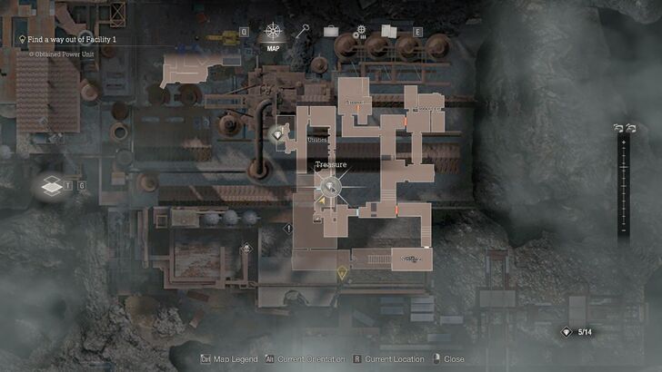 Resident Evil 4 - Chapter 6 Treasure Golden Lynx Map
