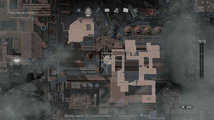Resident Evil 4 - Chapter 6 Treasure Gold Ingot Map