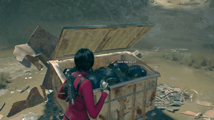 Resident Evil 4 - Chapter 6 Treasure Gold Bar(L) Location