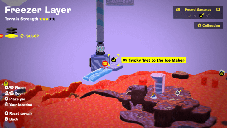 Tricky Trot to the Ice Maker Banandium Gem Map Location