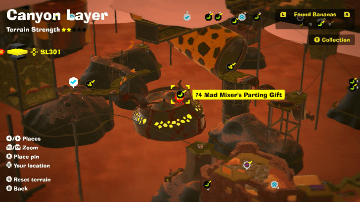 Mad Mixer’s Parting Gift Banandium Gem Map Location