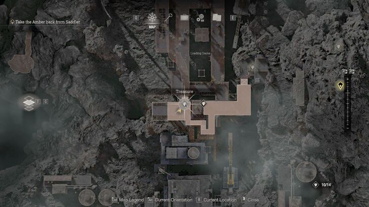 Resident Evil 4 - Chapter 7 Treasure Velvet Blue Map