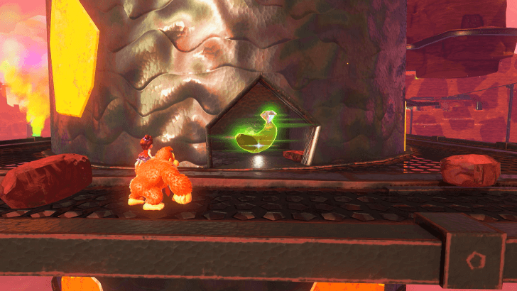 Bust Through the Giraffe’s Spot Banandium Gem Overworld Location