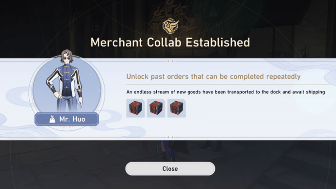 Honkai Star Rail - Mr. Huo Merchant Collab
