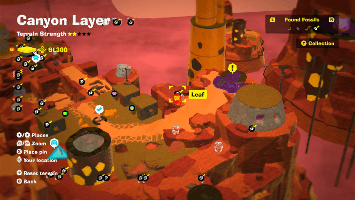 Leaf 38 Fossil Map Location