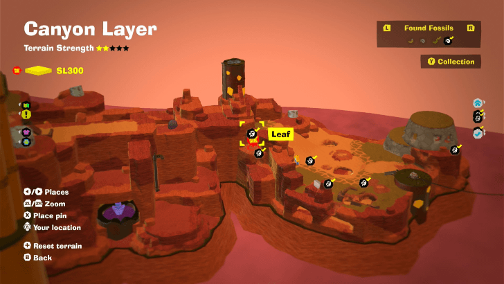 Leaf 24 Fossil Map Location