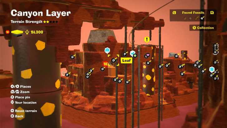 Leaf 11 Fossil Map Location