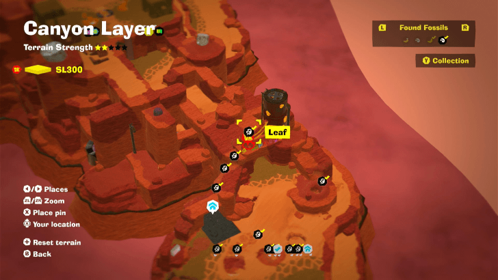 Leaf 26 Fossil Map Location