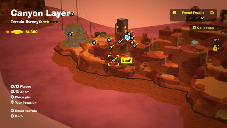 Leaf 27 Fossil Map Location