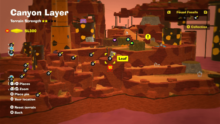 Leaf 28 Fossil Map Location