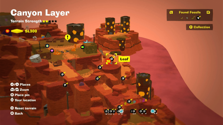 Leaf 29 Fossil Map Location