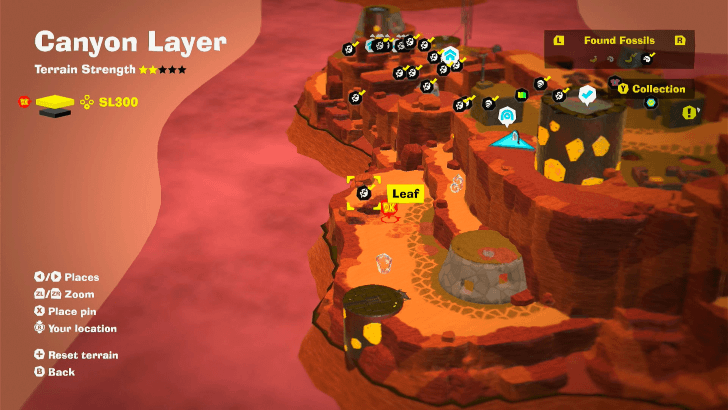 Leaf 30 Fossil Map Location