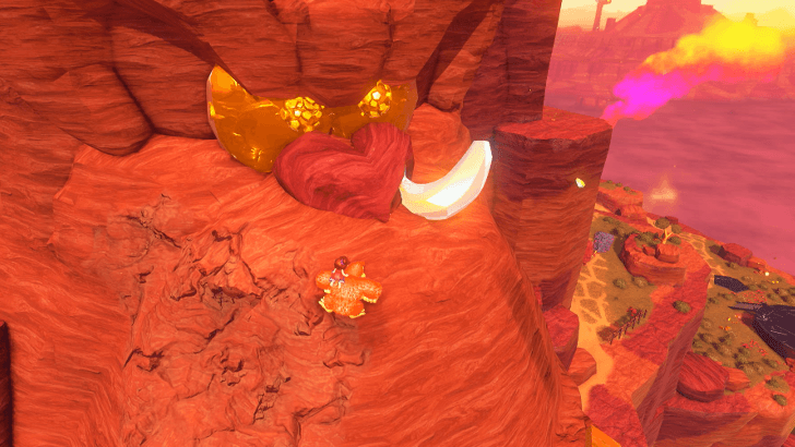 Banana up the Nose Banandium Gem Overworld Location