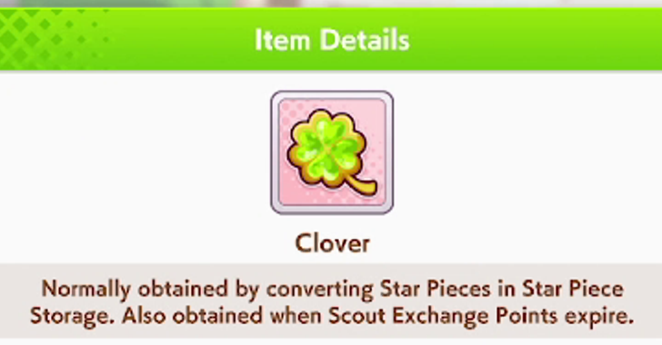 Earn Clovers from Exchange Points and extra Star Pieces