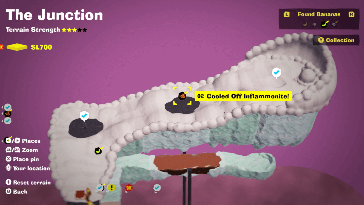 Cooled Off Inflammonite! Banandium Gem Map Location