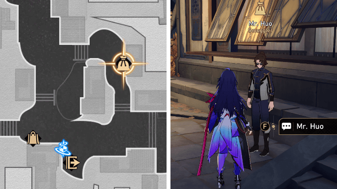 Honkai Star Rail - Mr Huo Location