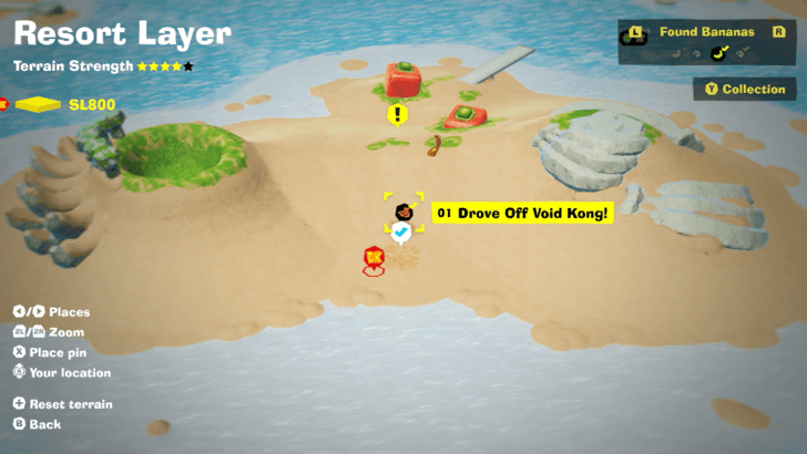 Drove Off Void Kong! Banandium Gem Map Location