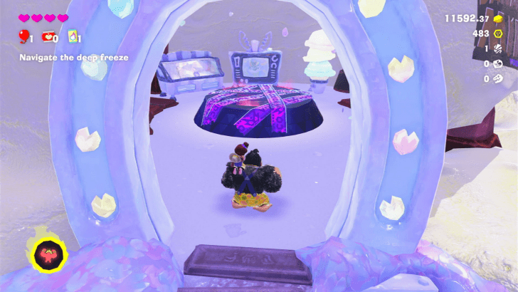 Freezer Layer Battle Challenge 1 Overworld Location