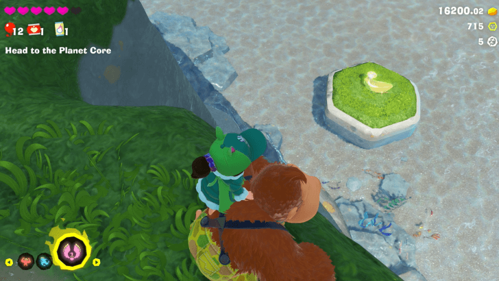 Adrift at Sea Banandium Gem Overworld Location