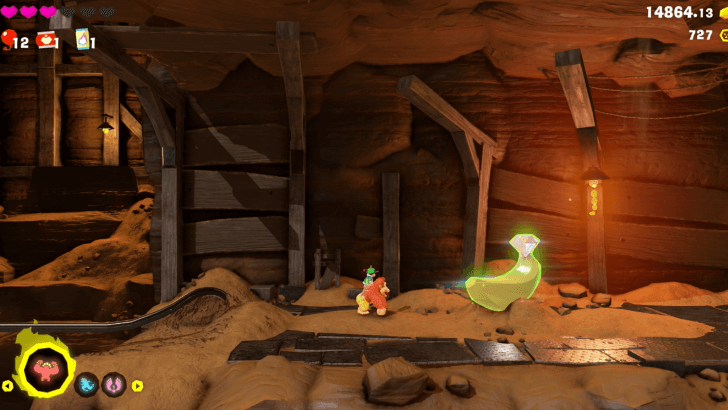 Rail-Ride Rest Stop Banandium Gem Overworld Location