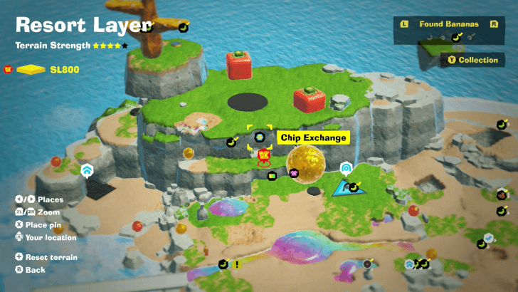 Resort Chip Exchange Banandium Gem Map Location