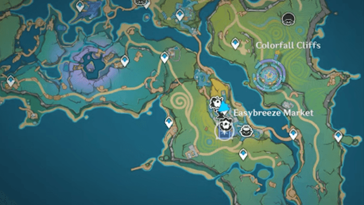 Genshin - Easybreeze Holiday Resort Map Preview