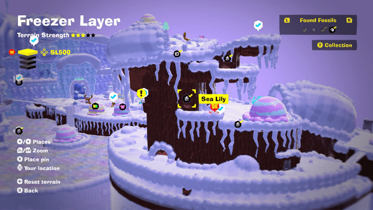 Sea Lily 2 Fossil Map Location