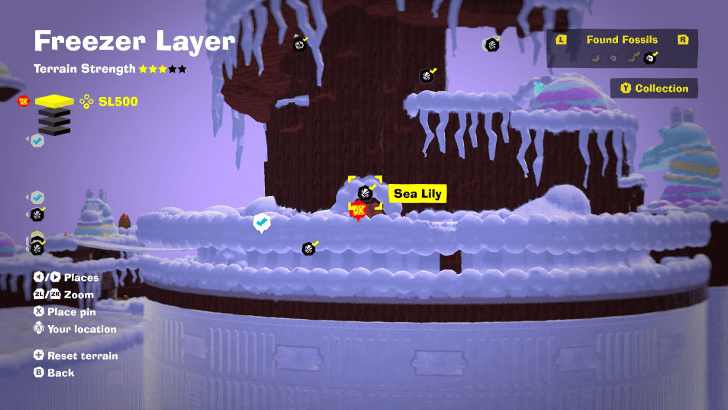 Sea Lily 3 Fossil Map Location