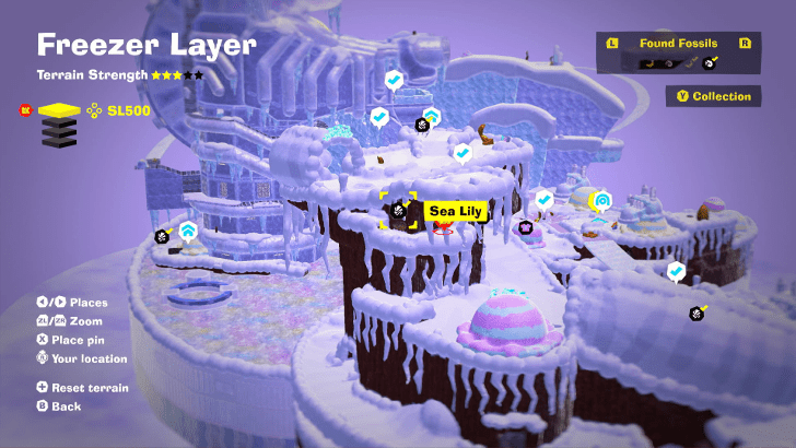 Sea Lily 1 Fossil Map Location