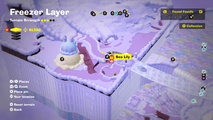 Sea Lily 11 Fossil Map Location