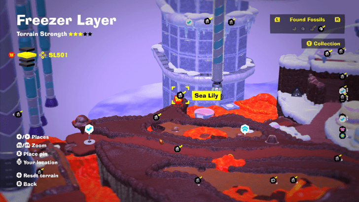 Sea Lily 26 Fossil Map Location