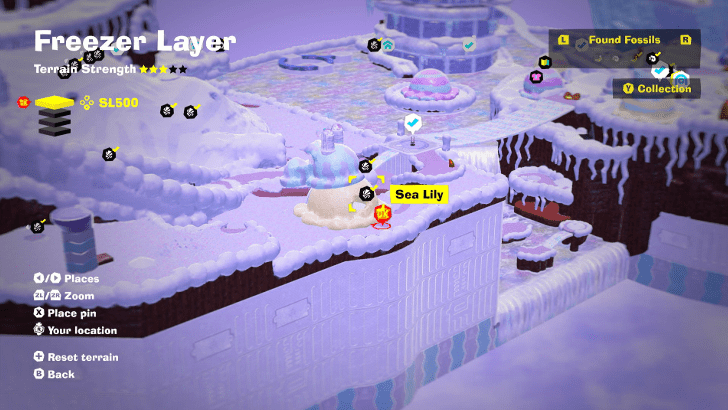 Sea Lily 9 Fossil Map Location