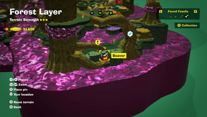 Beaver 1 Fossil Map Location