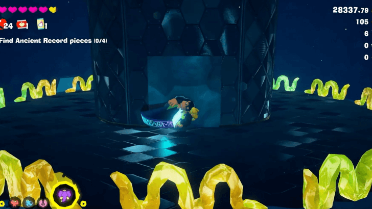 Break the metal square