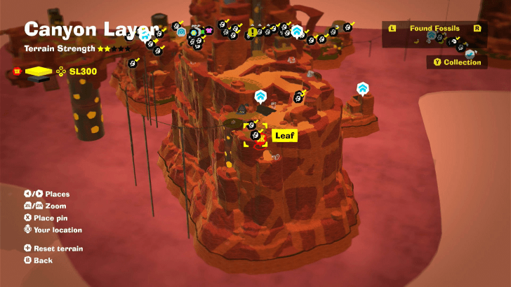 Leaf 42 Fossil Map Location