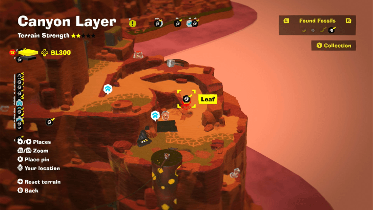 Leaf 12 Fossil Map Location