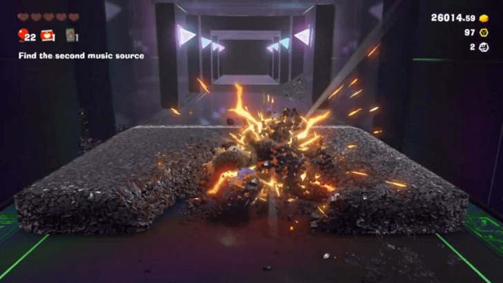 First Dirt Wall in the Bass Source Track