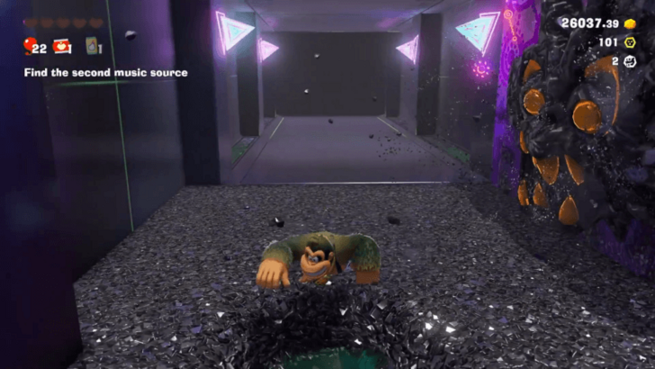 Second Dirt Wall in the Bass Source Track