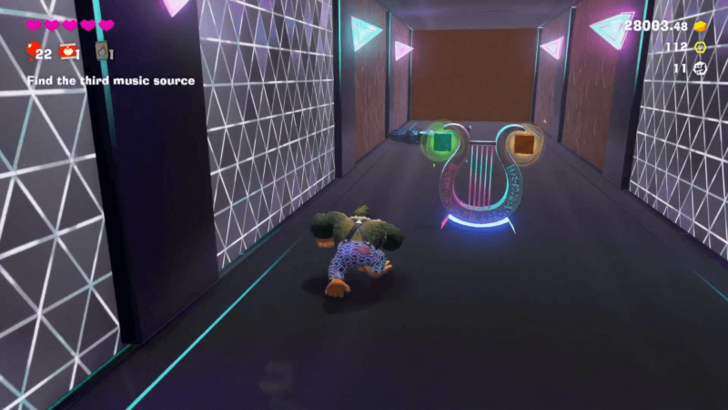 Hit the Harp to Turn the Walls Gold