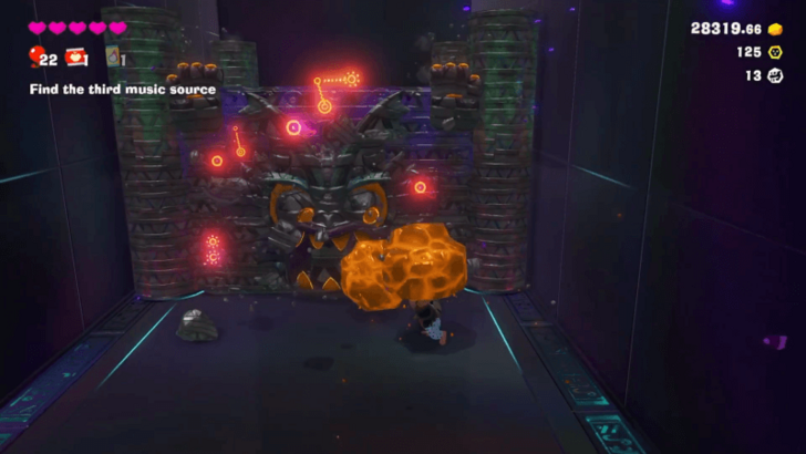 Use Gold to Destroy the Concrete Wall