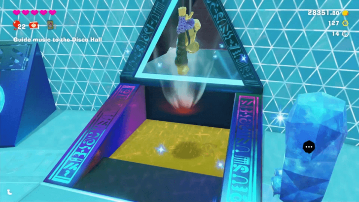 Dive Punch Through the Gold Blocking the Tunnel