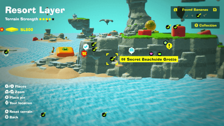 Secret Beachside Grotto Banandium Gem Map Location