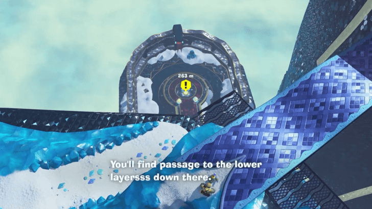 Drop down to the platform