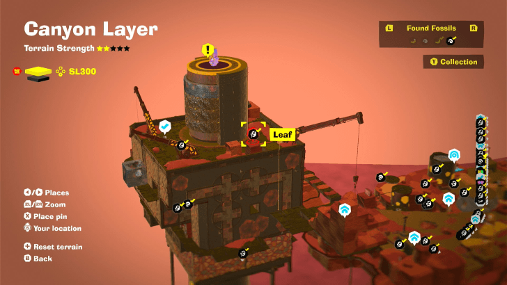 Leaf 19 Fossil Map Location