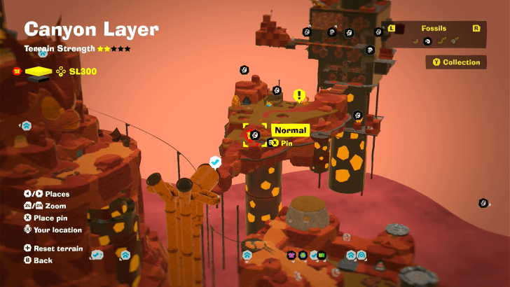 Leaf 15 Fossil Map Location