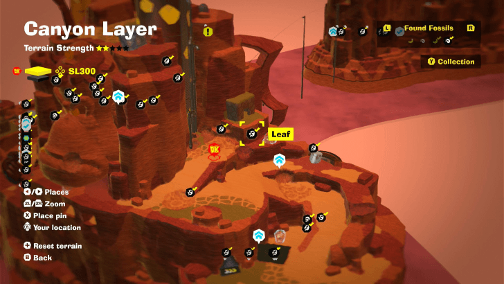 Leaf 48 Fossil Map Location